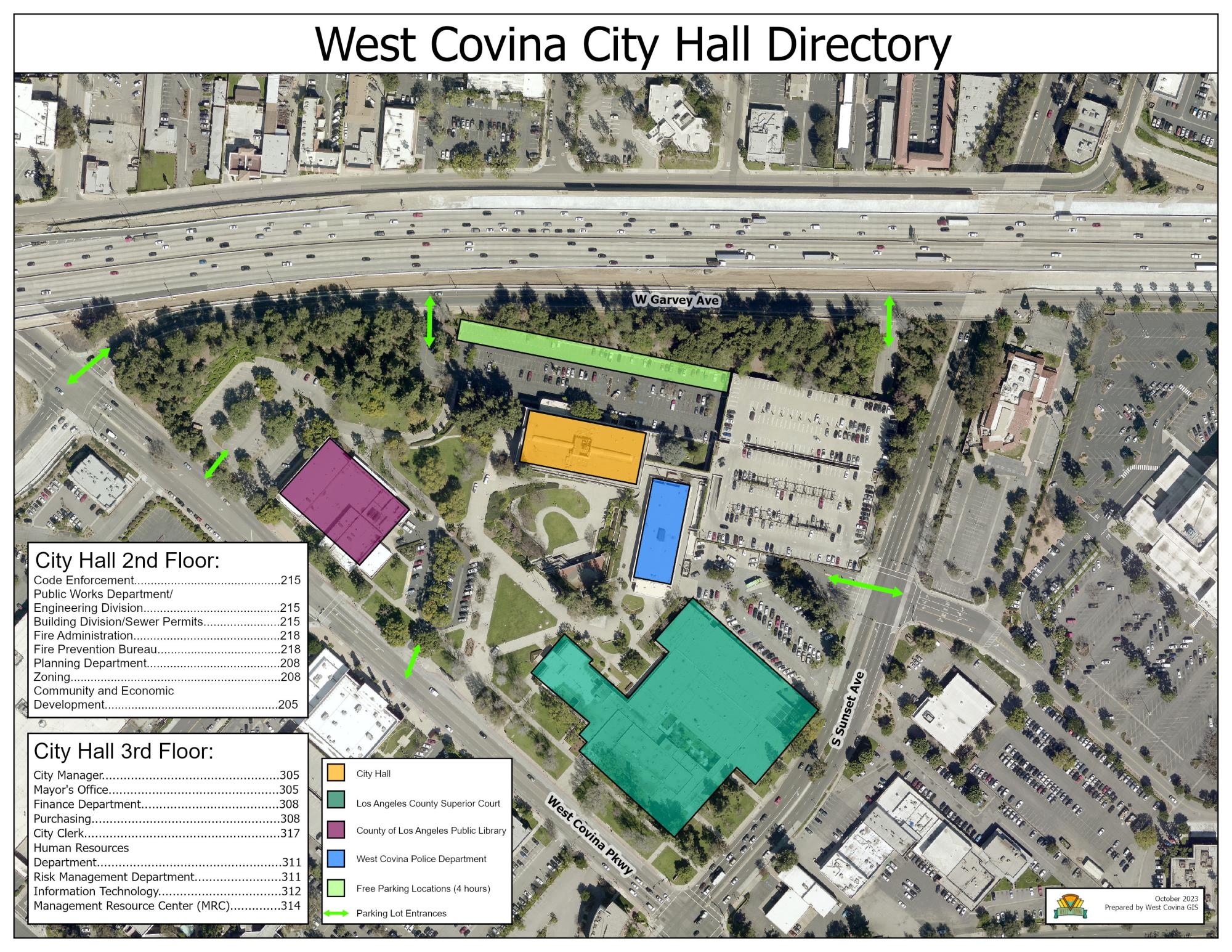 West Covina City Hall Directory