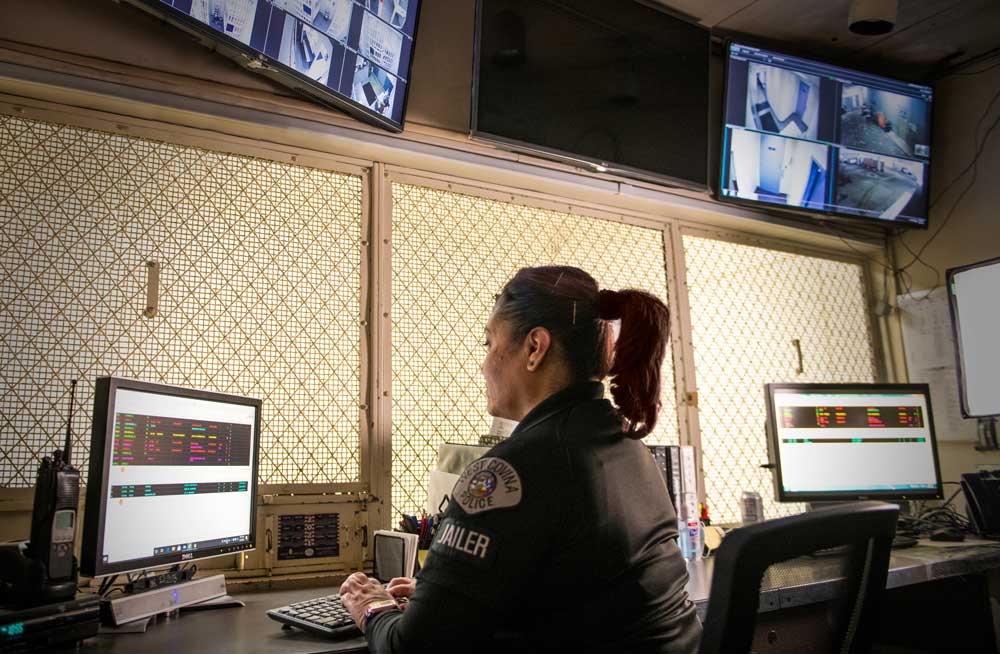 Police Monitoring a Computer